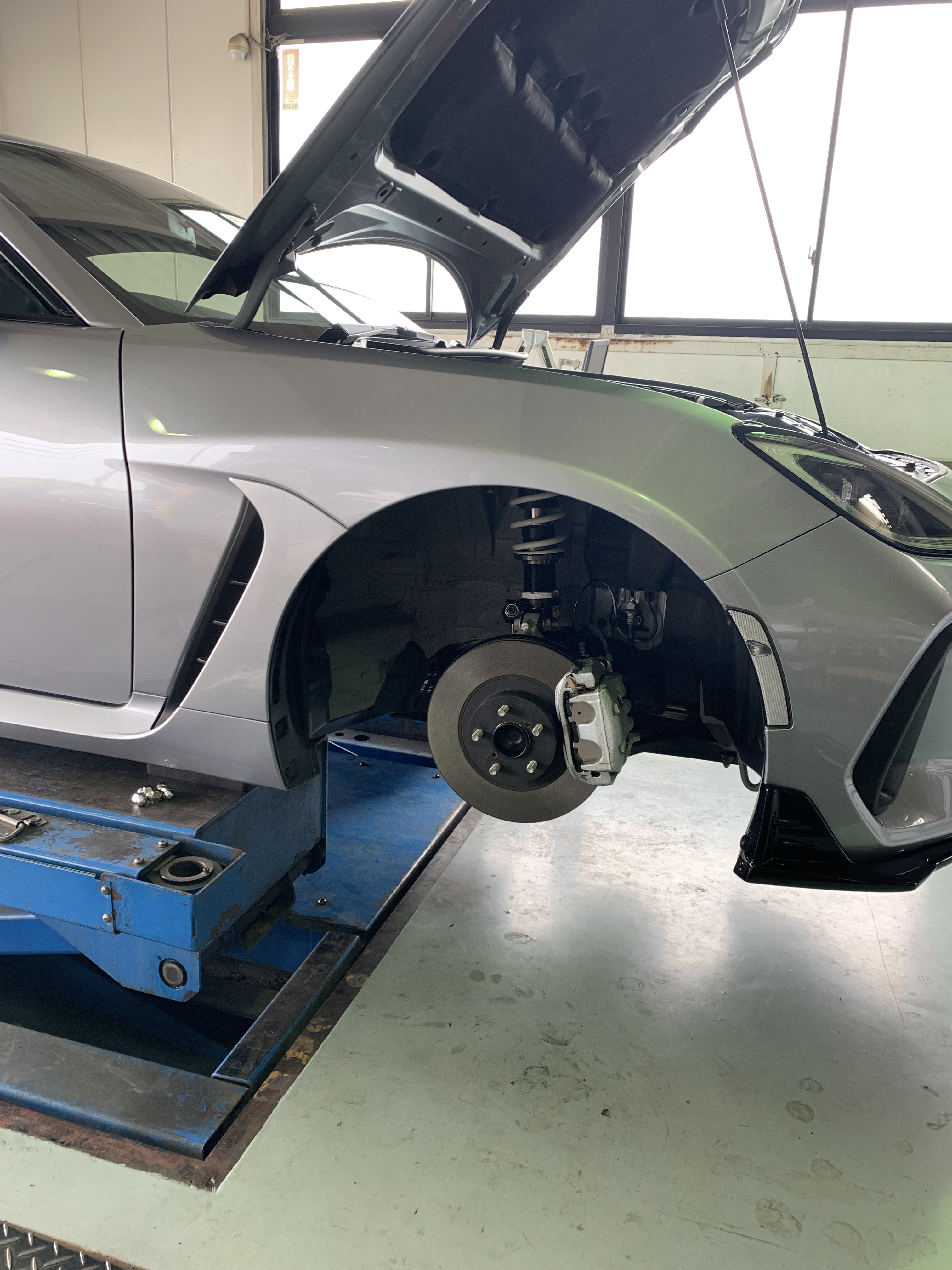 ZD8 BRZ サスペンション HKS HYPER MAX S へ交換 - ZEROMAX