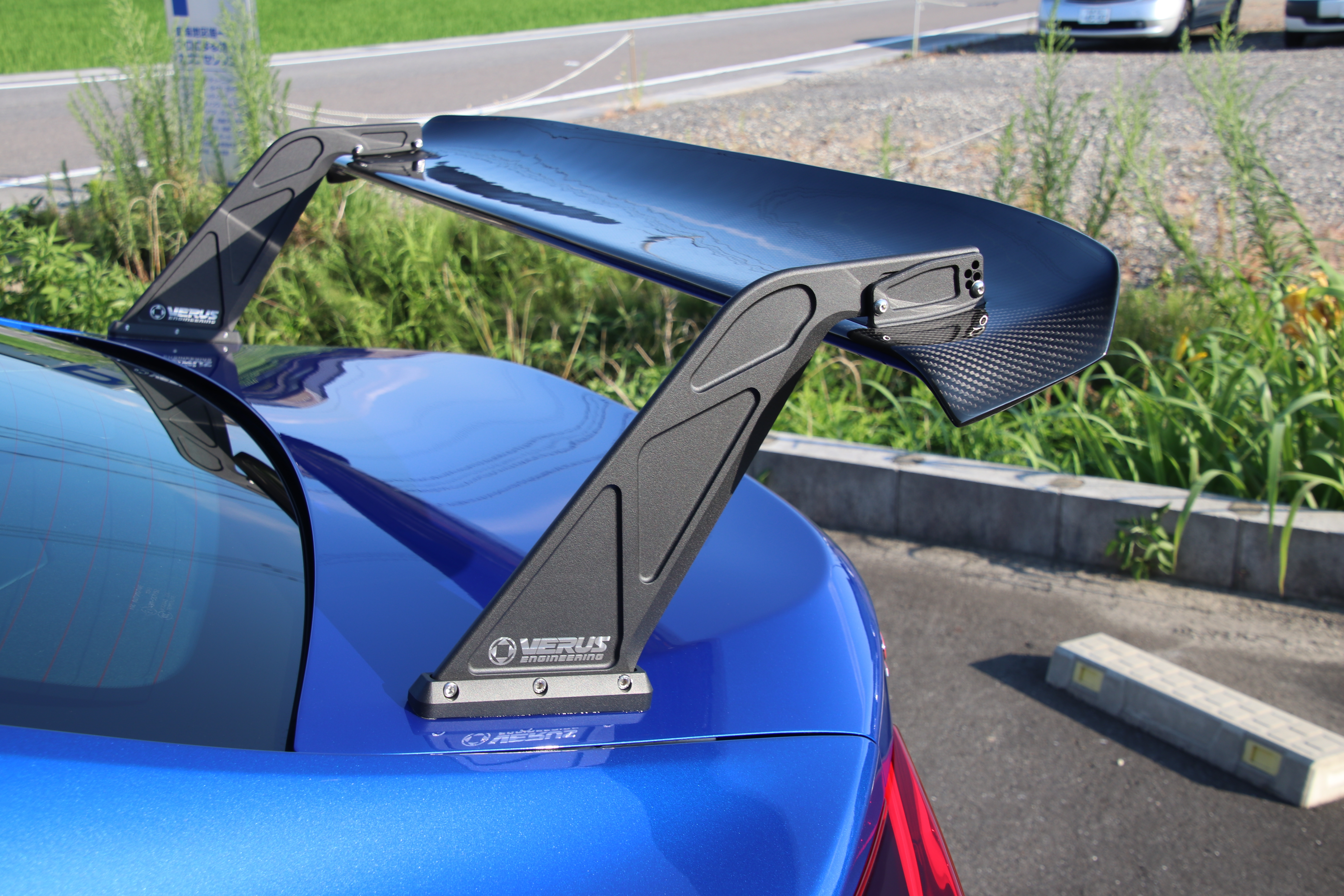 ZC6 BRZ VERUS カーボンリアウィング取付 - ZEROMAX