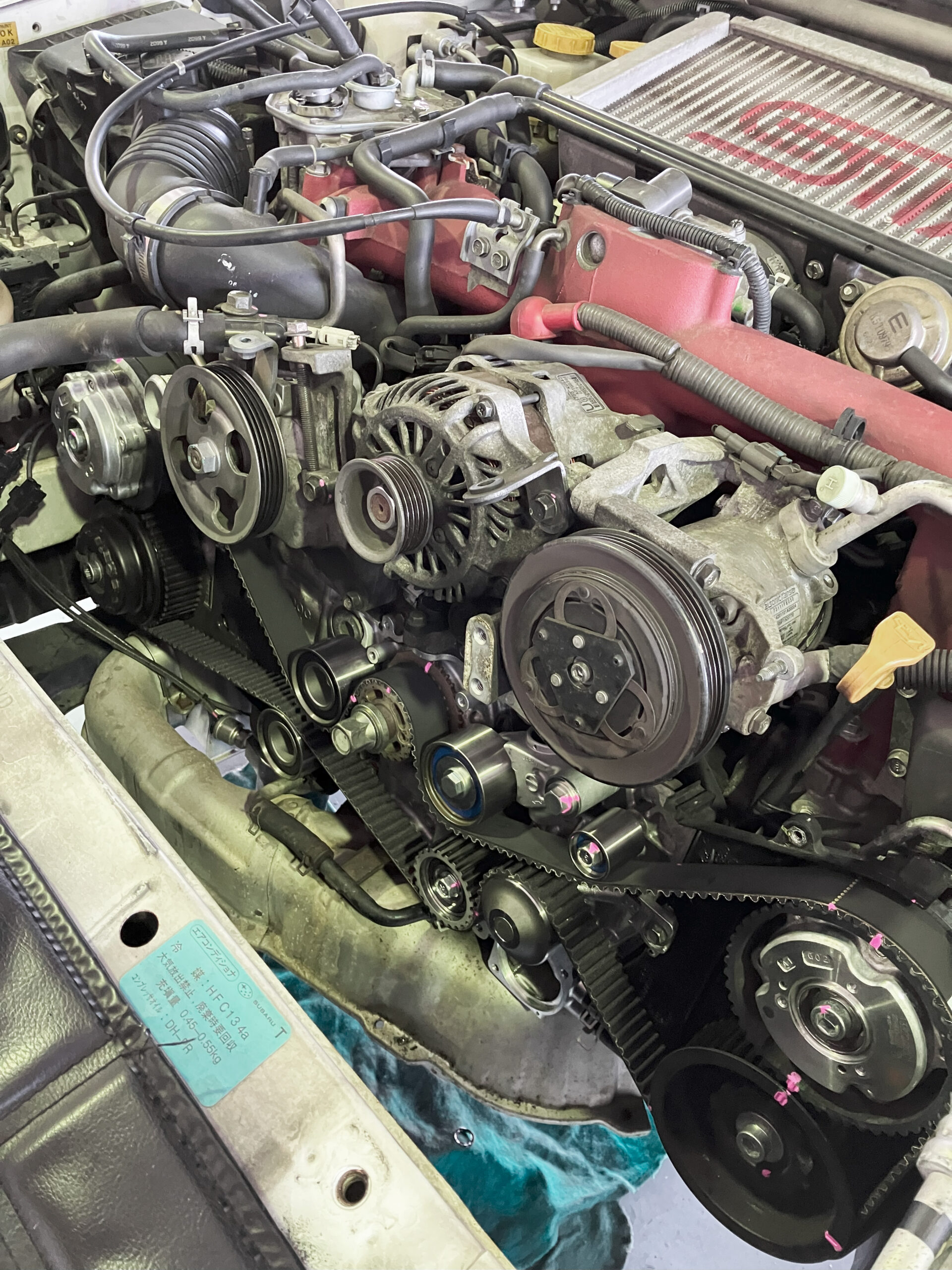 インプレッサ GDB H14/09〜 ターボ タイミングベルト セット